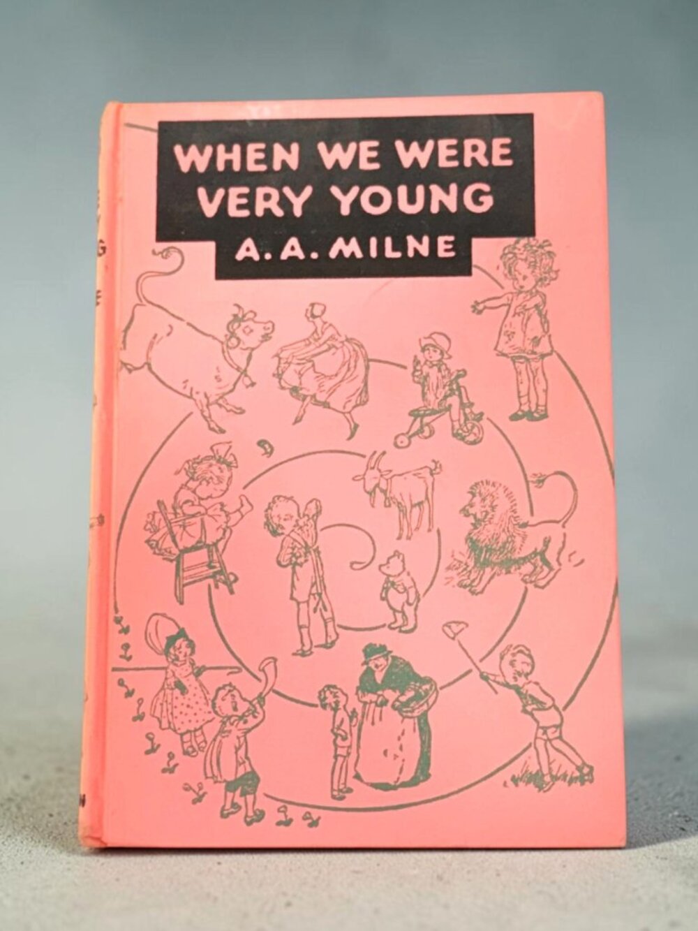 When We Were Very Young By A.A. Milne Hardcover 1950 E.P. Dutton Reprint Edition